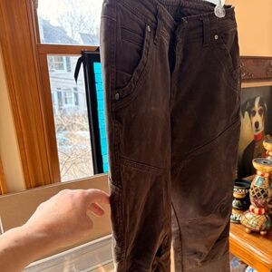EUC Kuhl Heavy Brown Outdoor Weather Resistant Work/Play Pants Size 10